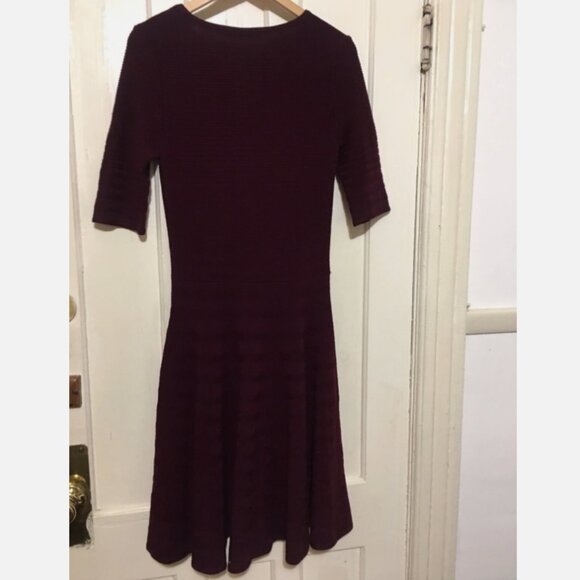Ivanka Trump 3/4 Sleeve Knit Mini Dress - Picture 3 of 4